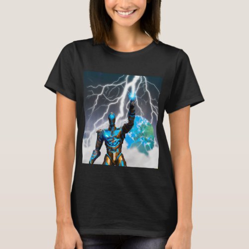 Conquering robot astride the world T_Shirt Hoodie