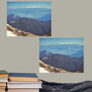 Conquering snow-capped mountains wall art sets