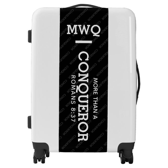 CONQUEROR Custom Monogram Luggage (Front)