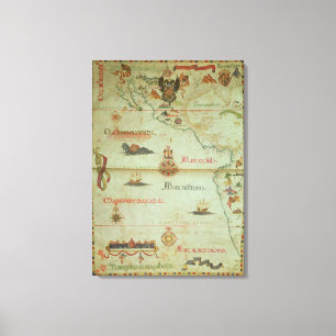 Conquest of Mexico and Peru Canvas Print