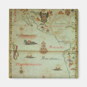 Conquest of Mexico and Peru Magnet