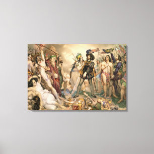 Conquest of Mexico Canvas Print