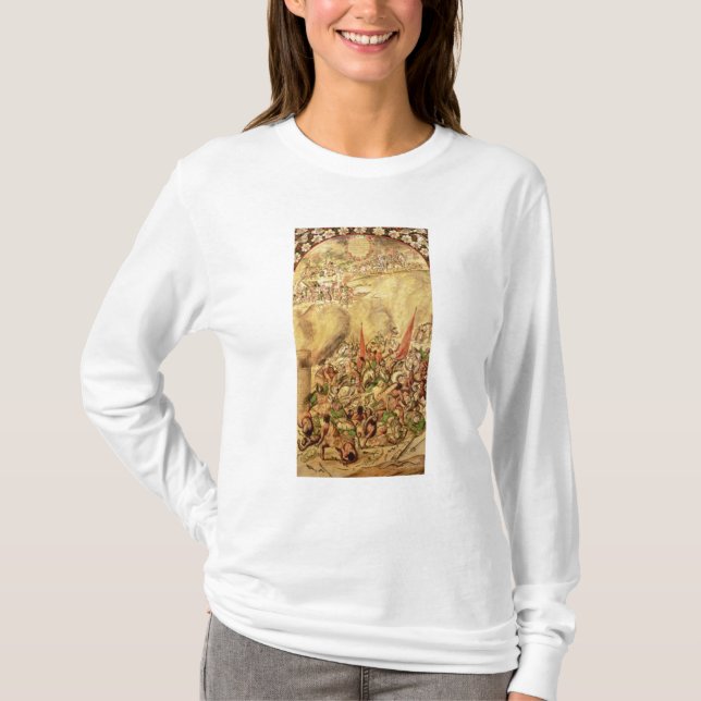 Conquest of Mexico: the Spaniards retreating T-Shirt (Front)