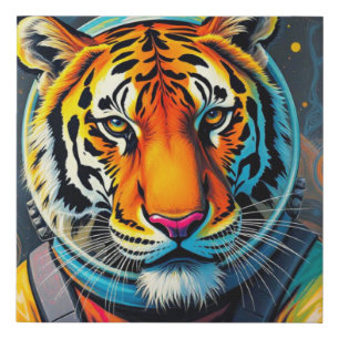 CONQUEST OF THE TIGER MOON FAUX CANVAS PRINT