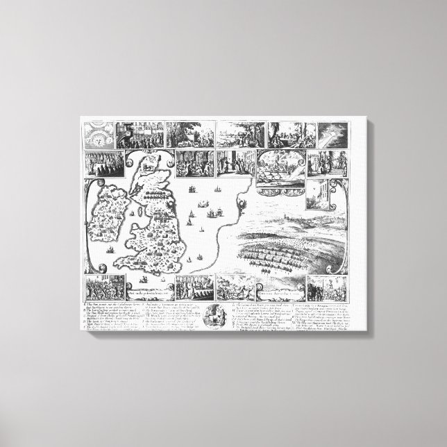 Conquests of Gustavus II Adolphus Canvas Print (Front)