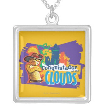 Conquistador Of The Clouds Silver Plated Necklace by pussinboots at Zazzle