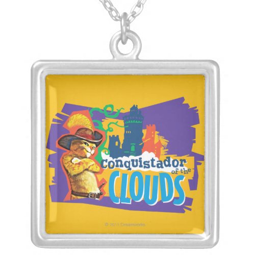 Conquistador of the Clouds Silver Plated Necklace
