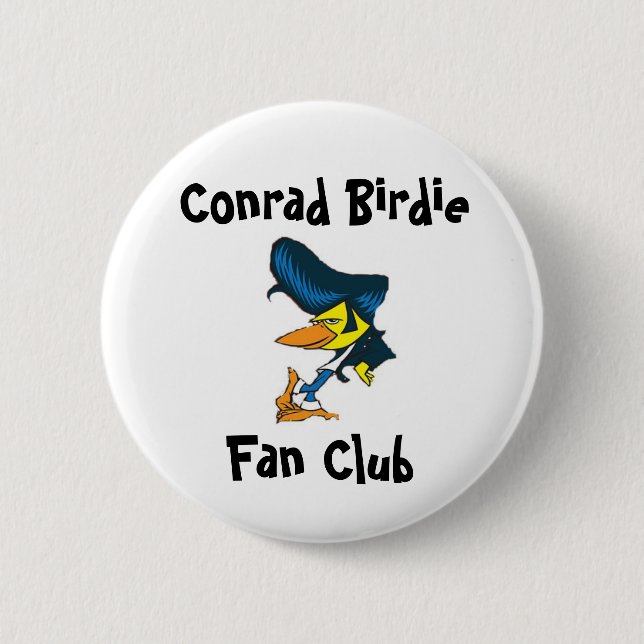 Conrad Birdie Fan Club Pinback Button (Front)