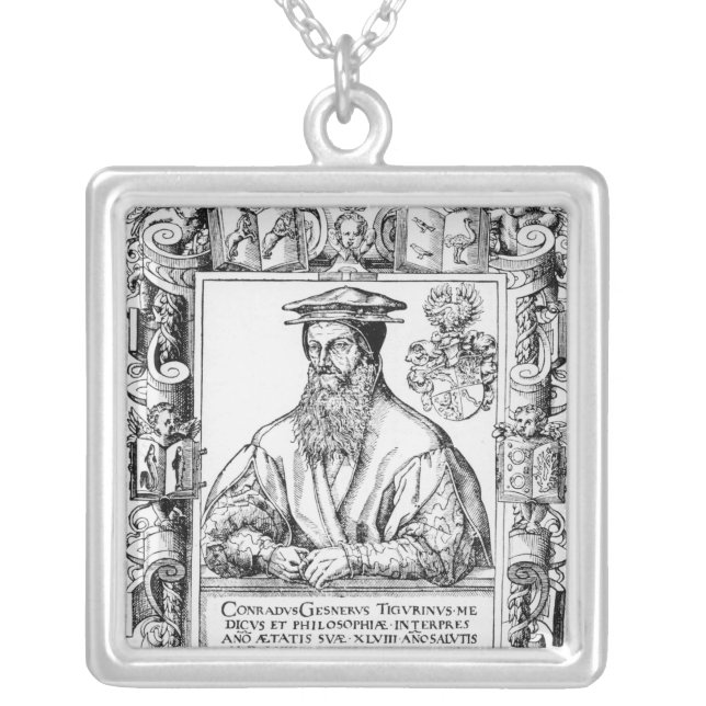 Conrad Gesner Silver Plated Necklace (Front)