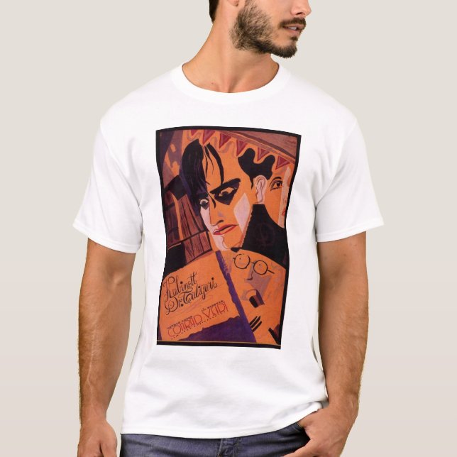 Conrad Veidt Cabinet of Dr Caligari 1921 poster T-Shirt (Front)