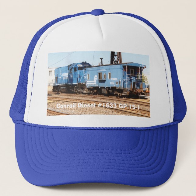 Conrail Diesel #1633 GP-15-1 Trucker Hat (Front)