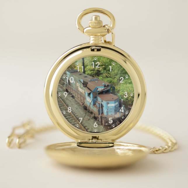 Conrail Diesel #1644 GP-15-1    Pocket Watch (Inside)