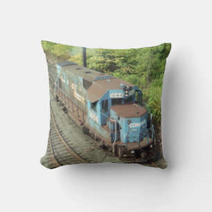 Conrail Diesel #1644 GP-15-1 Throw Pillow