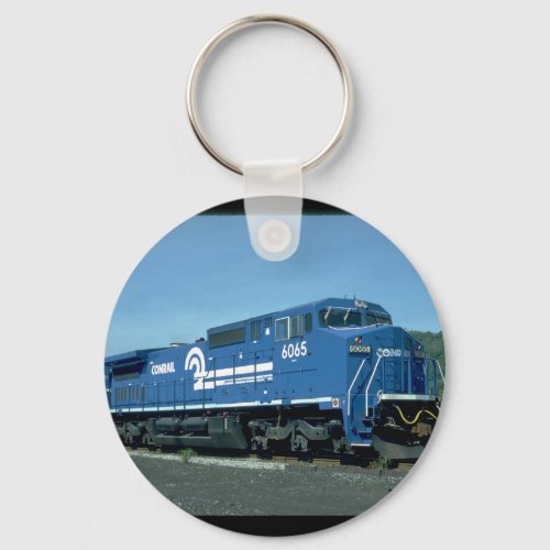 Conrail new GE widecab C40_B 6065_Trains Keychain