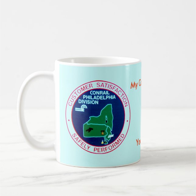 Conrail Railroad Philadelphia Division Coffee Mug (Left)