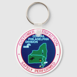 Conrail Railroad Philadelphia Division Keychain
