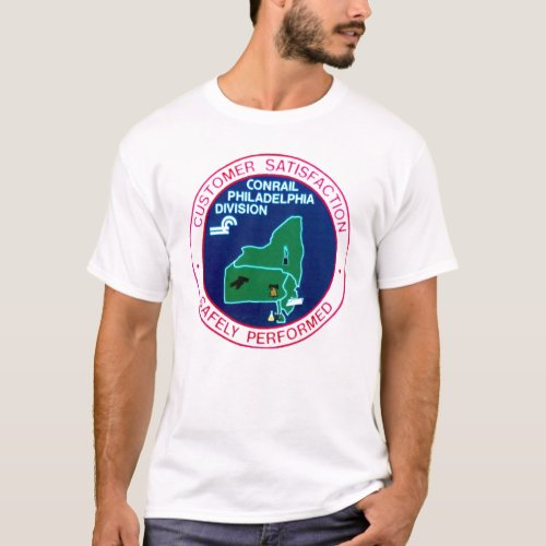 Conrail Railroad Philadelphia Division T_Shirt