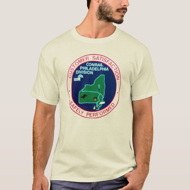 Conrail Railroad Philadelphia Division T-Shirt (Front)