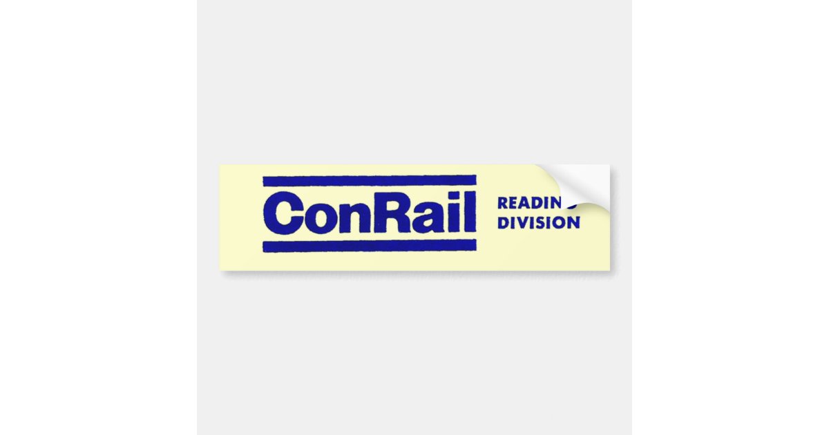 Conrail Reading Division 1976 Bumper Sticker | Zazzle