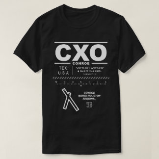 Conroe/North Houston Regional Airport CXO USAA T-Shirt