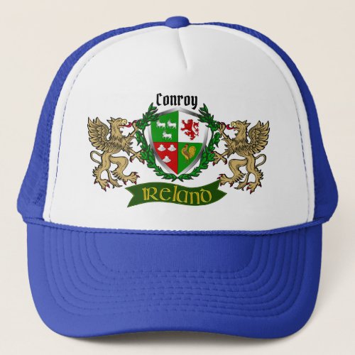 ConroyOConry Irish Shield wGriffins Trucker Hat
