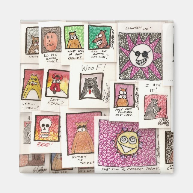 Conroy's cartoons magnet (Front)