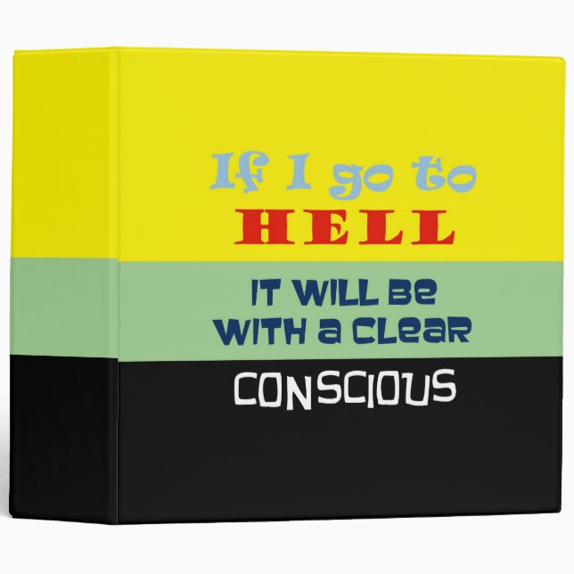 Conscious Hell ~ Binder / Photo Album 2" (Front/Spine)