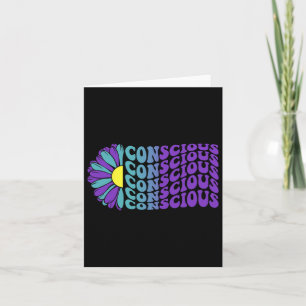 Conscious Suicide Prevention Mental Health Awarene Card