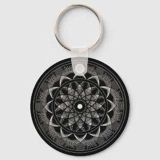 Consciousness - Sacred Geometry Mandala Keychain