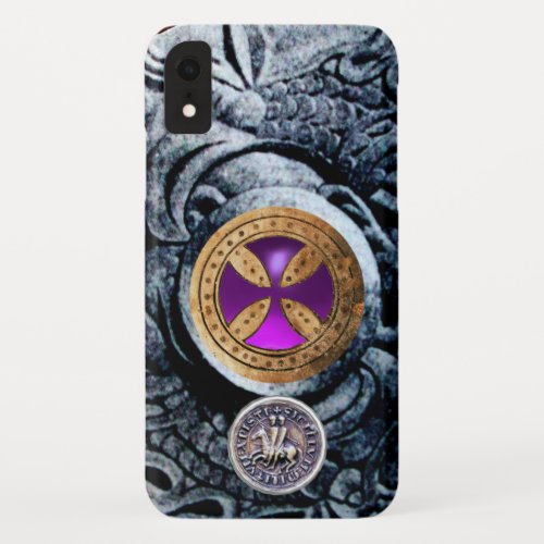 CONSECRATION CROSS AND SEAL OF THE KNIGHTS TEMPLAR iPhone XR CASE