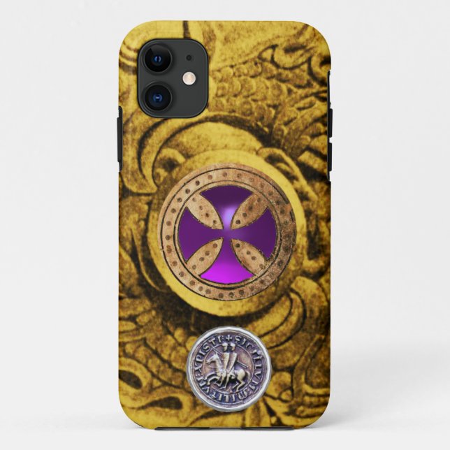 CONSECRATION CROSS AND SEAL OF THE KNIGHTS TEMPLAR Case-Mate iPhone CASE (Back)