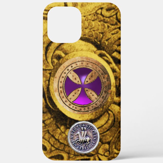 CONSECRATION CROSS AND SEAL OF THE KNIGHTS TEMPLAR Case-Mate iPhone CASE (Back)