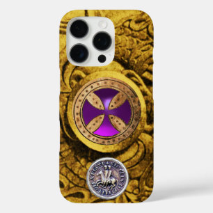 CONSECRATION CROSS AND SEAL OF THE KNIGHTS TEMPLAR iPhone 16 PRO CASE