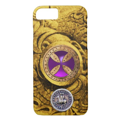 CONSECRATION CROSS AND SEAL OF THE KNIGHTS TEMPLAR iPhone 87 CASE