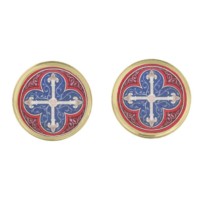 CONSECRATION CROSS CUFFLINKS (Front)