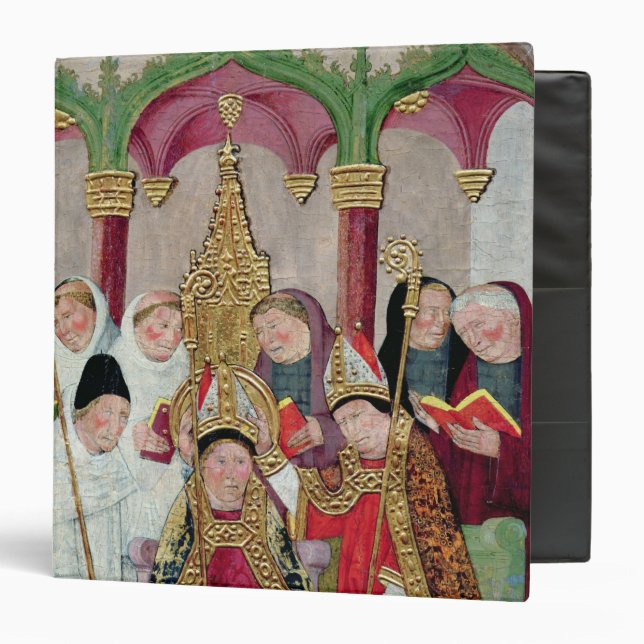 Consecration of a Bishop, Valencian School 3 Ring Binder (Front/Inside)