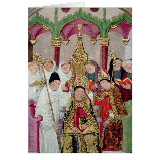 Consecration of a Bishop, Valencian School Cards (Front)