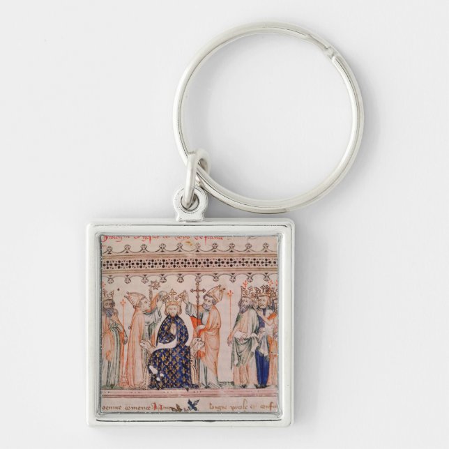 Consecration Philippe III le Hardi King of Keychain (Front)