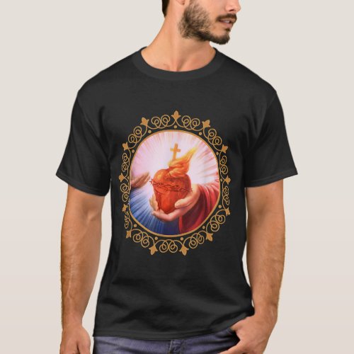 Consecration to the Sacred Heart of Jesus Picture  T_Shirt