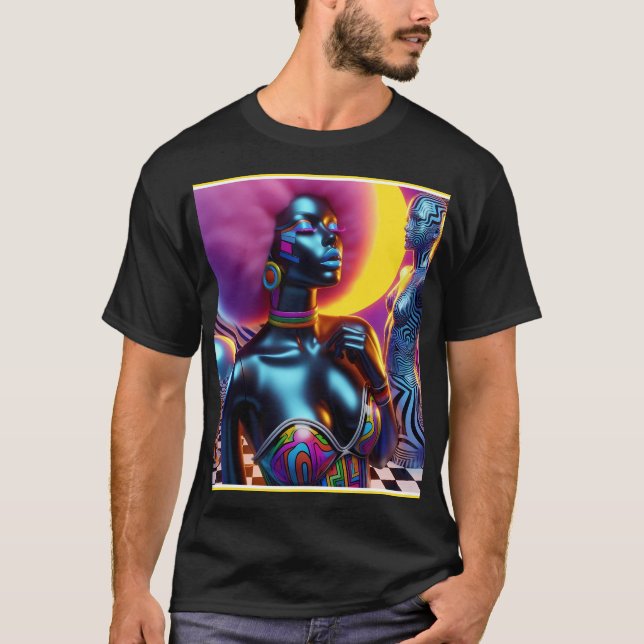 Consensual Sentry Ken Gage Fantasy Vaporwave T-Shirt (Front)