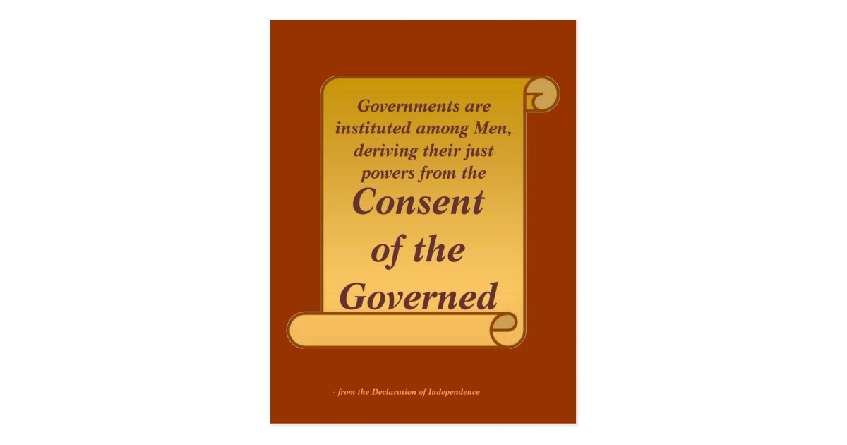 Definition Of Consent Of The Governed