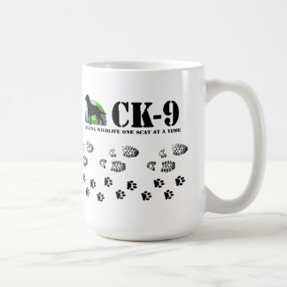 Conservation Canine Mug Paw prints and Boot Prints