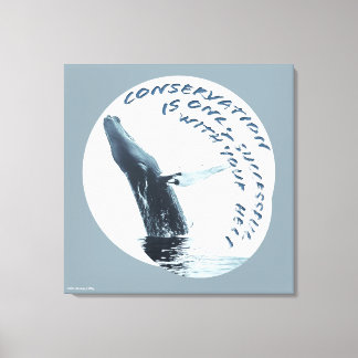 Conservation Is Only Successful With Your Help Canvas Print