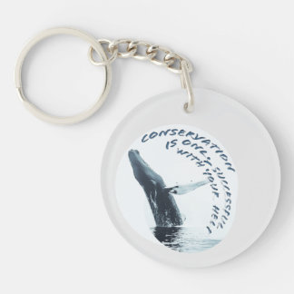 Conservation Is Only Successful With Your Help Keychain