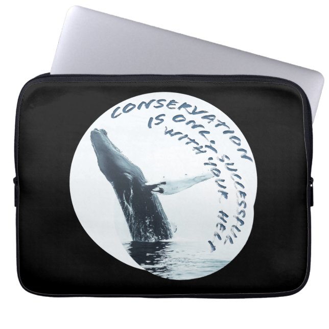 Conservation Is Only Successful With Your Help Laptop Sleeve (Front)