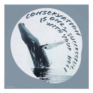 Conservation Is Only Successful With Your Help Poster