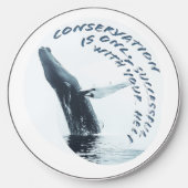 Conservation Is Only Successful With Your Help Wireless Charger (Front)