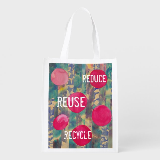 Conservation Message Grocery Bag (Back)