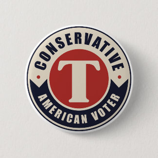 Conservative American Voter Button