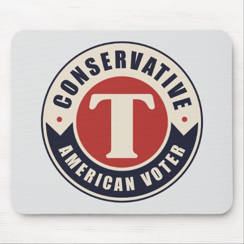 Conservative American Voter Mouse Pad